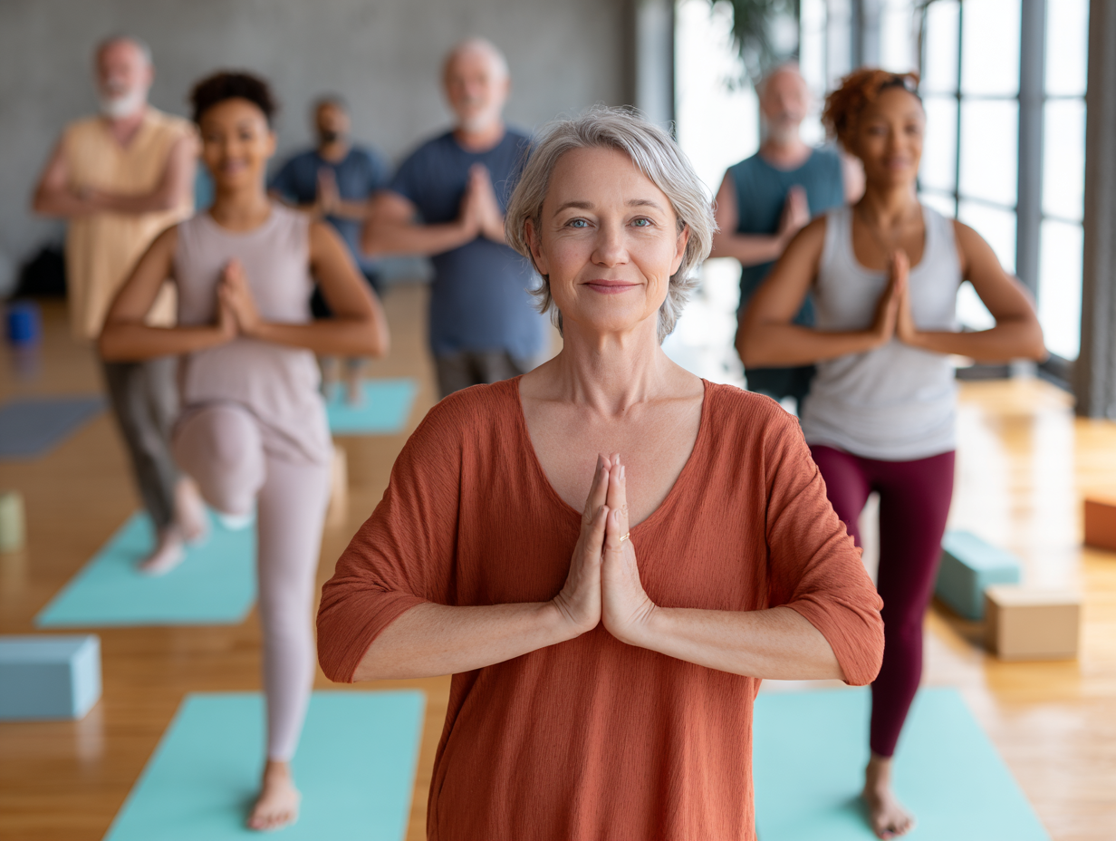 Йога практика на природі